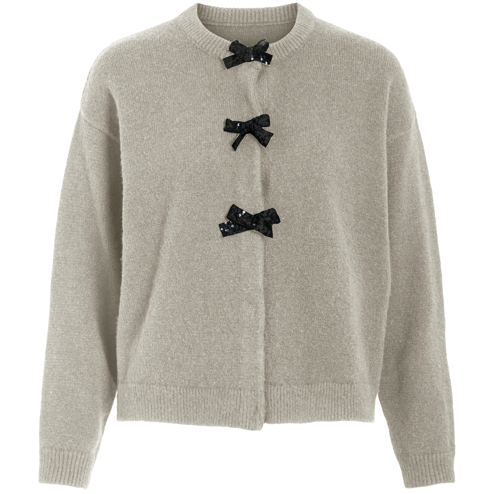 Vila Brianna Bow Knit Cardigan